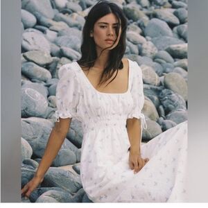 CHARLIE HOLIDAY Isabella Midi Dress In Lady Butterfly 6